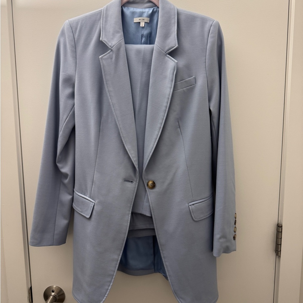 Light Blue Women’s Suit pants and blazer